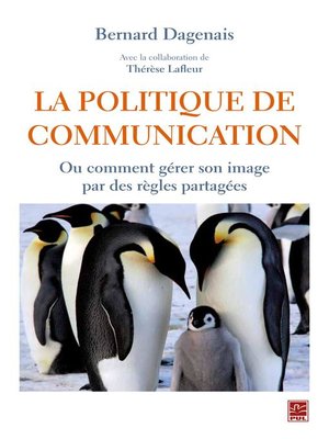 cover image of La politique de communication
